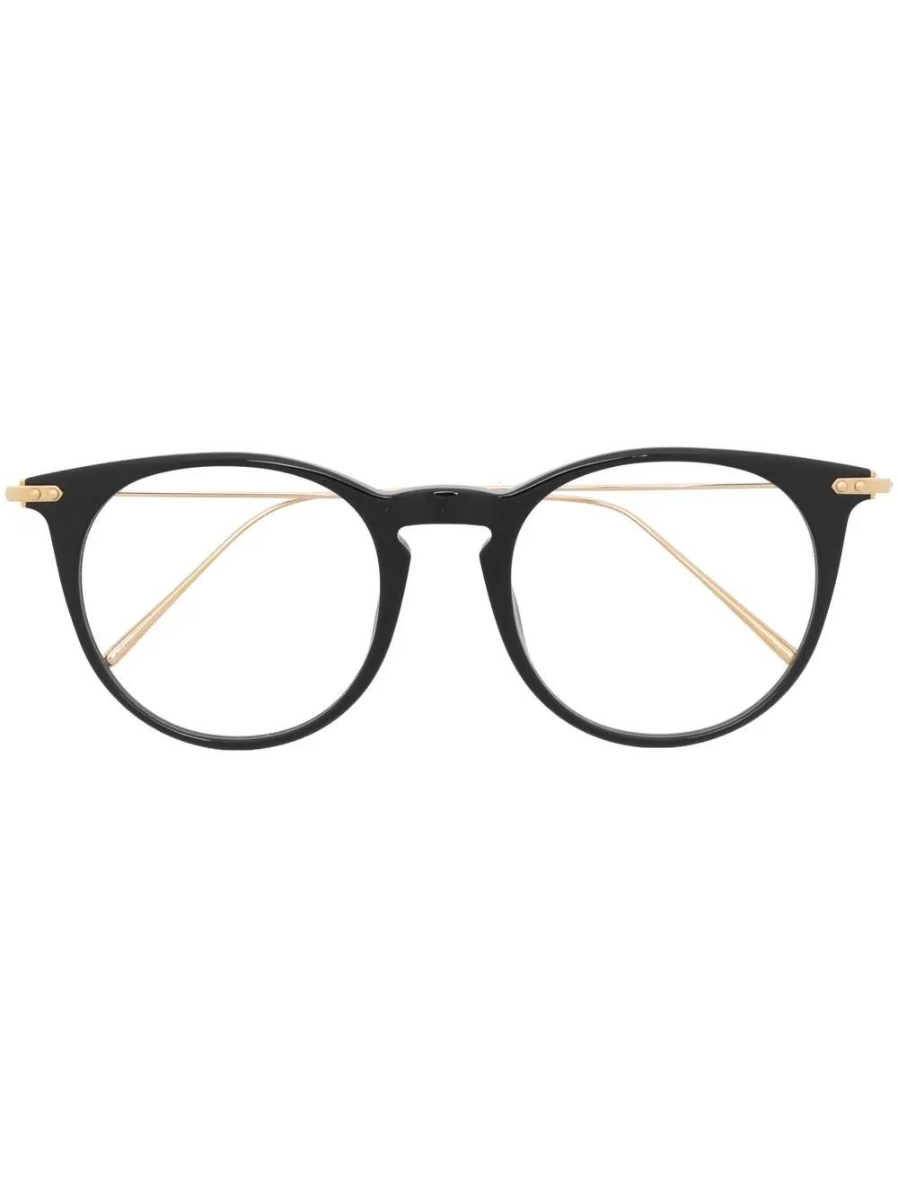 

Linda Farrow round-frame glasses - Black