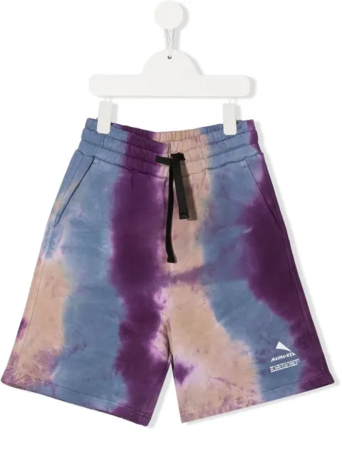 Mauna Kea shorts con cordones y motivo tie-dye