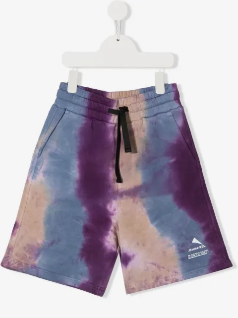 Mauna Kea shorts con cordones y motivo tie-dye