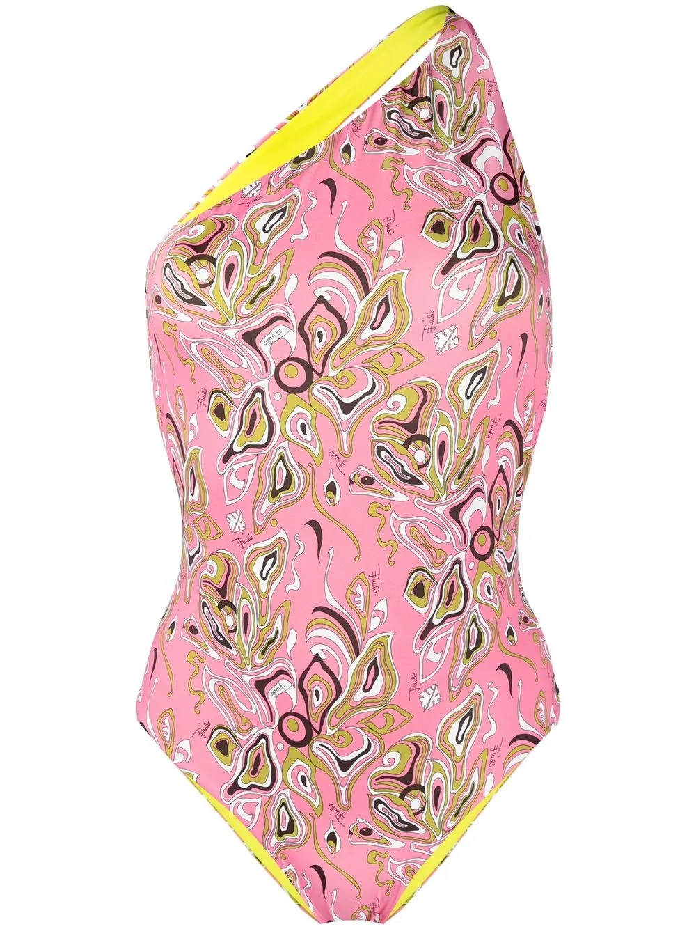 

PUCCI Africana-print swimsuit - Pink