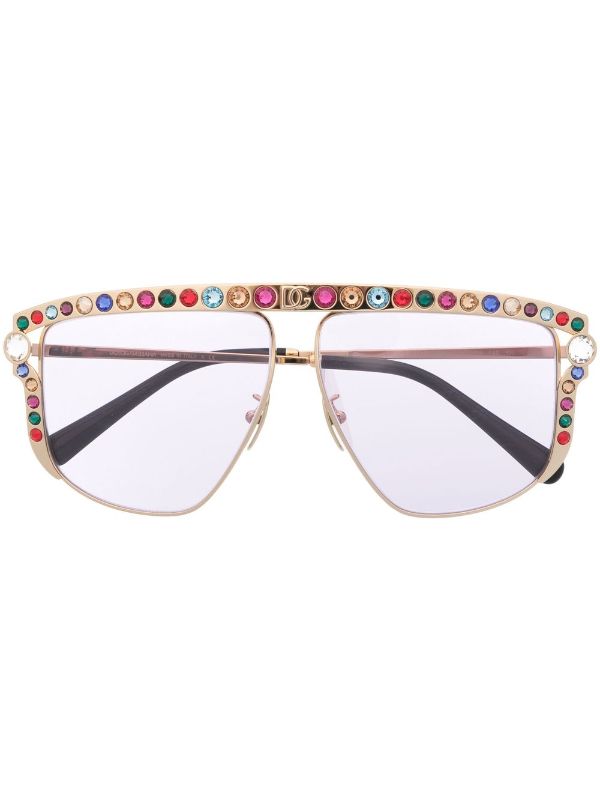 Dolce & Gabbana Eyewear Gafas Con En Puente - Farfetch