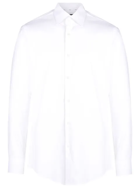 BOSS Hank long-sleeve cotton shirt