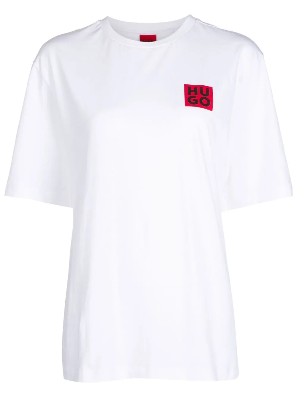 

HUGO playera con logo estampado - Blanco