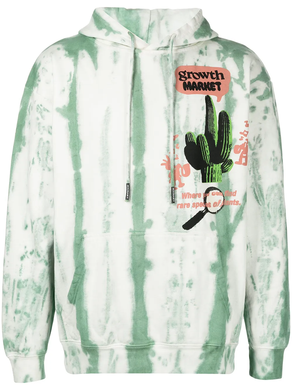 

MARKET hoodie Growth Market - Verde