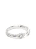 Cathy Waterman platinum double diamond arrow ring - Silver