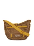 Supreme logo-patch messenger bag - Brown