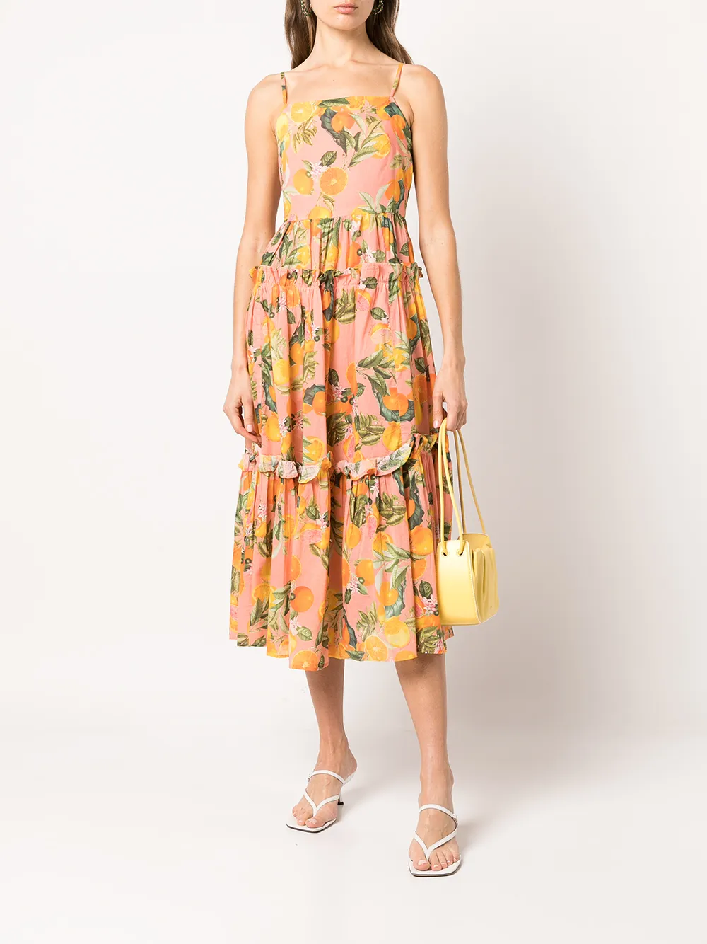 Cara Cara Midi-jurk - Oranje