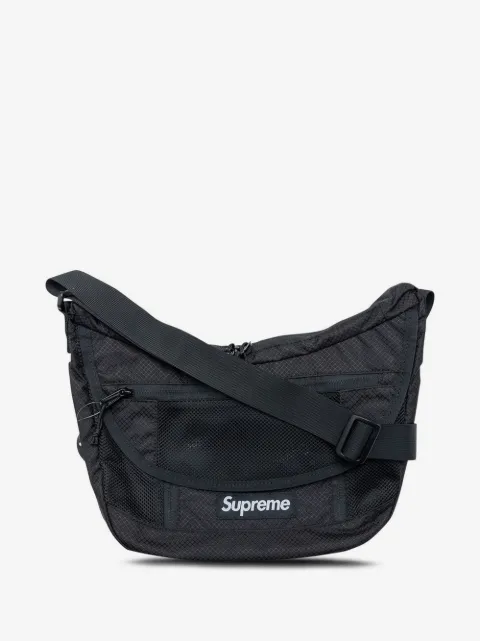 Supreme logo-patch shoulder bag