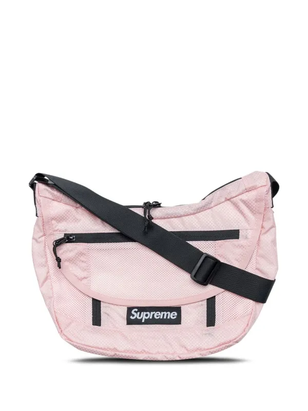 Supreme logo-patch Shoulder Bag - Farfetch