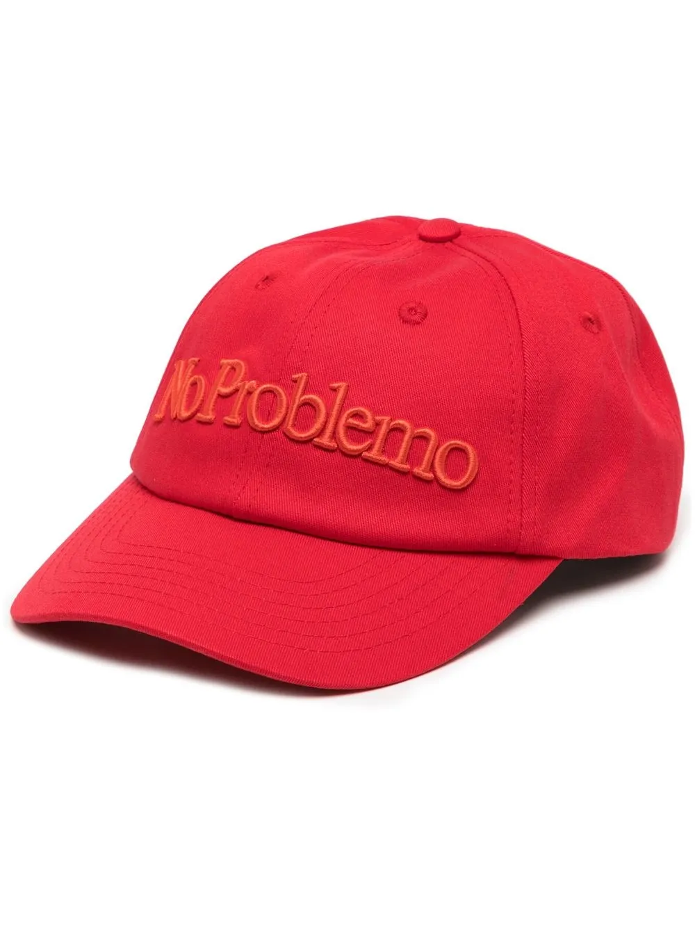 

Aries gorra con eslogan bordado - Rojo