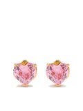 Kate Spade crystal heart stud earrings - Pink