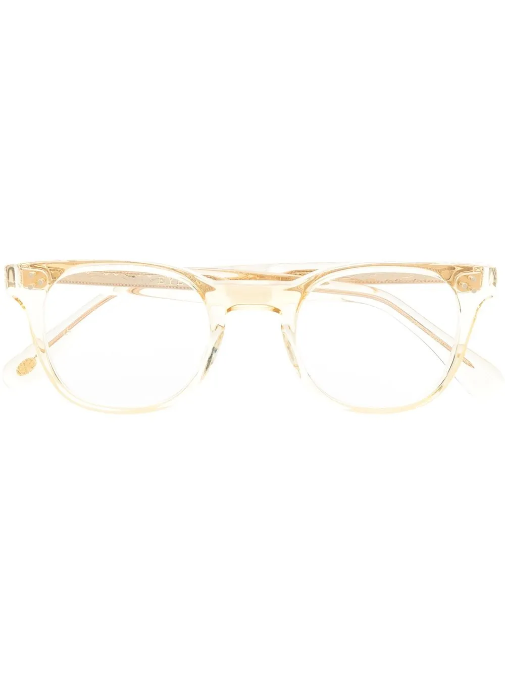 

Eyevan7285 logo square-frame glasses - Neutrals