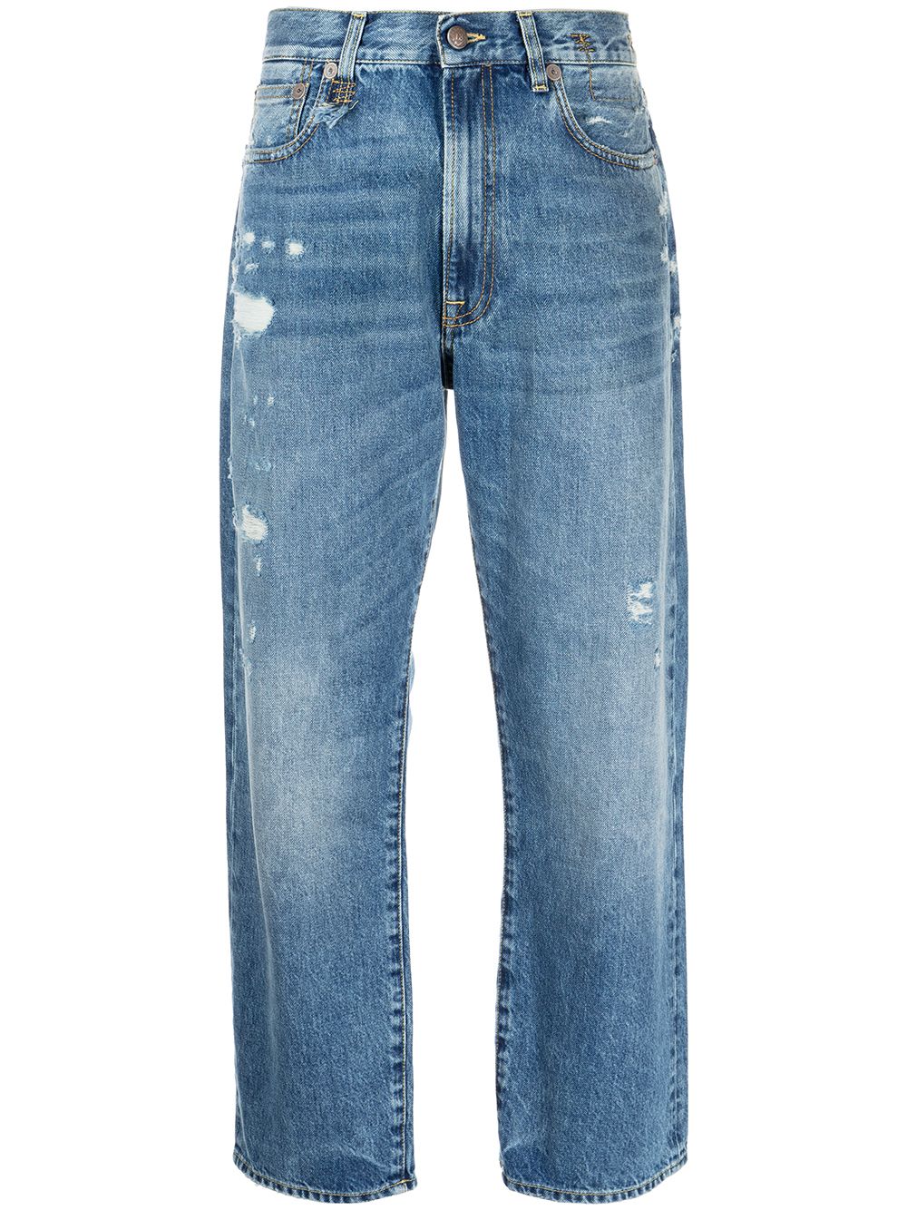 R13 Distressed Boyfriend Jeans - Farfetch