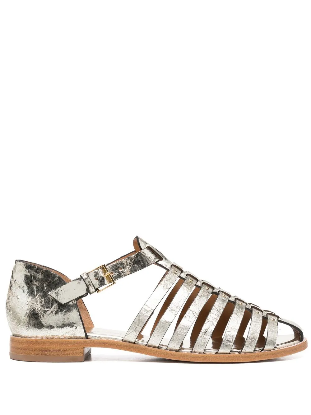 

Tory Burch strap detail sandals - Grey