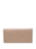 Saint Laurent YSL-plaque wallet - Brown