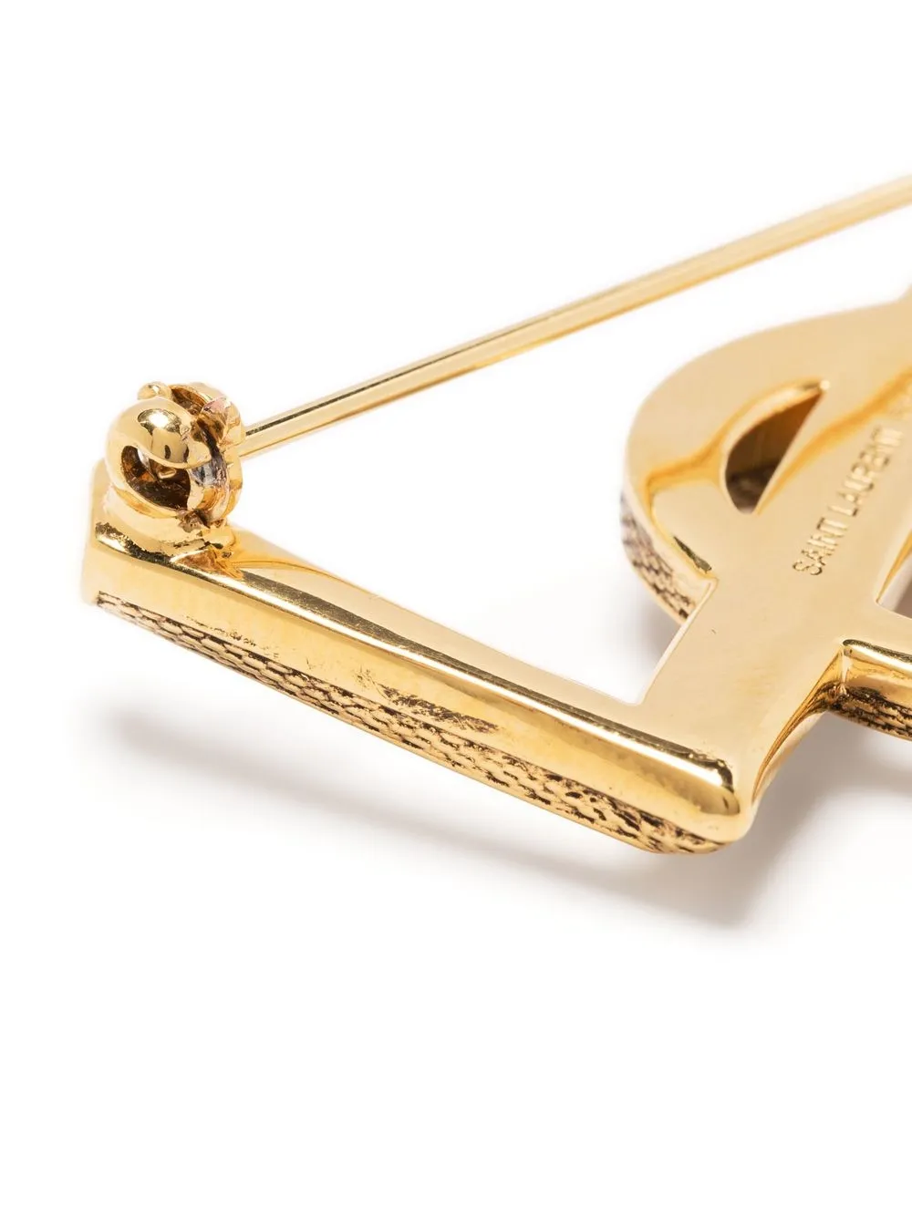 Saint Laurent Gold metal tie clip