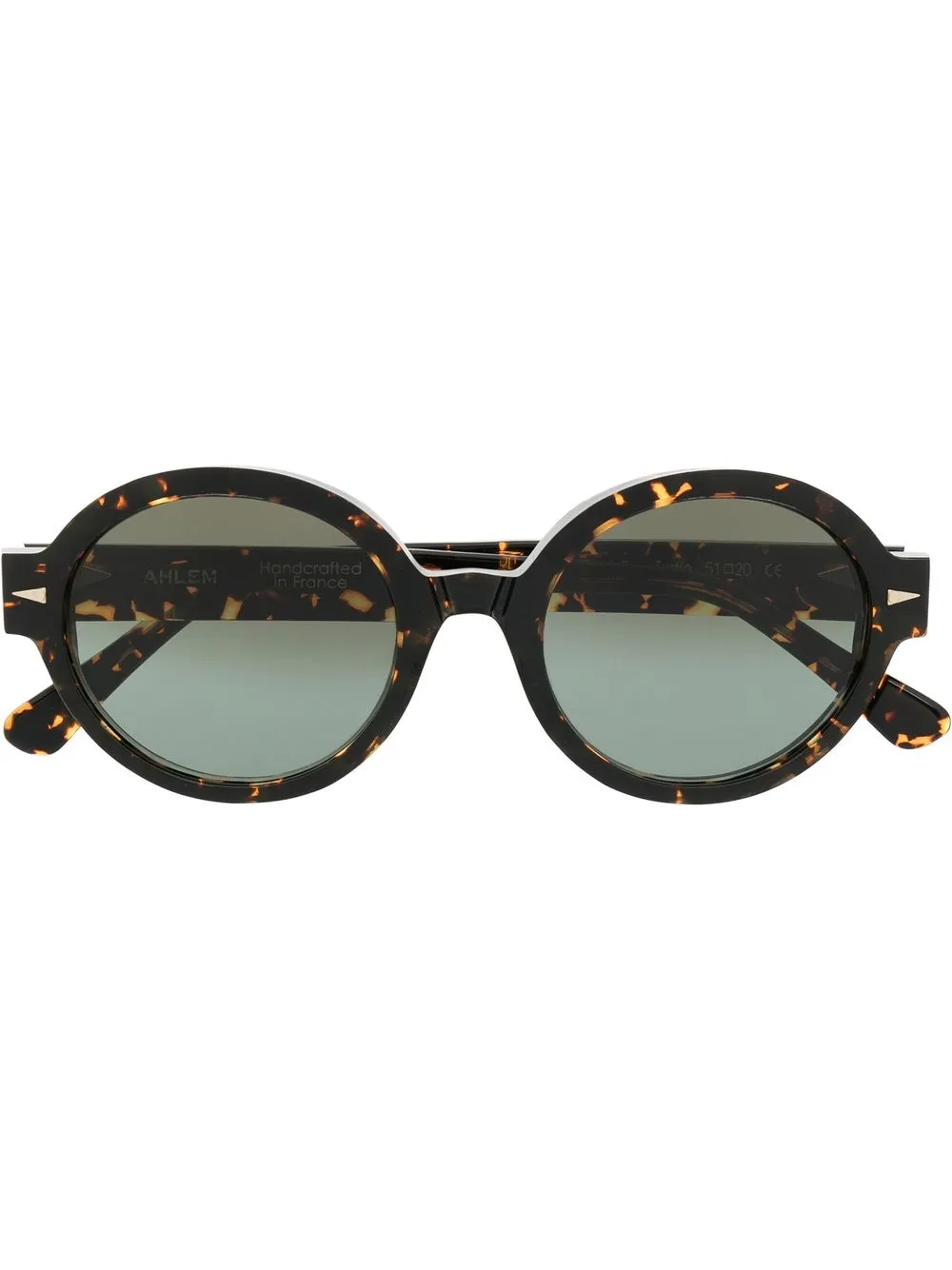 

Ahlem tortoiseshell-effect round sunglasses - Brown