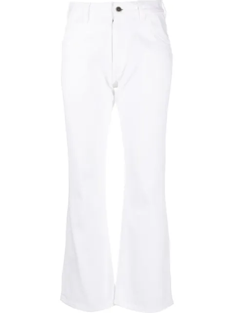 Maison Margiela cropped flared trousers