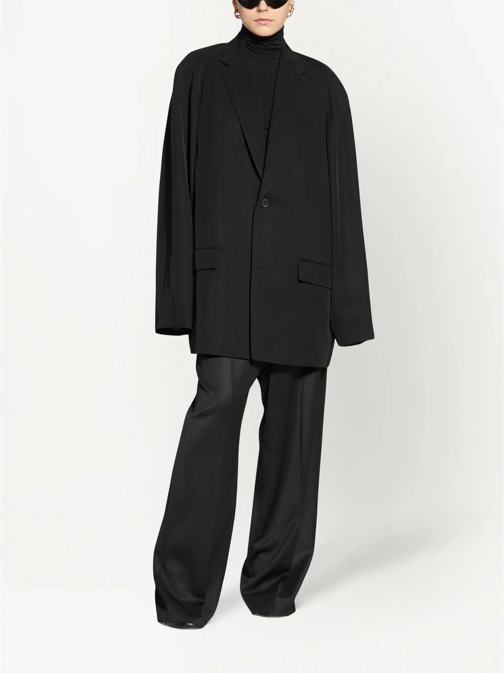 balenciaga light single breasted jacket