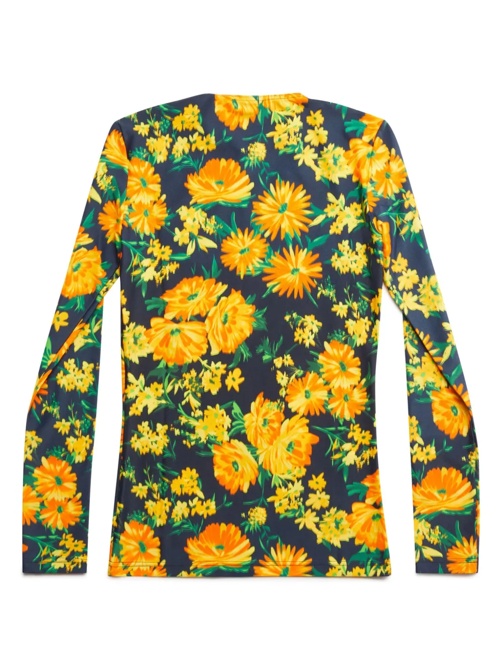 balenciaga floral shirt