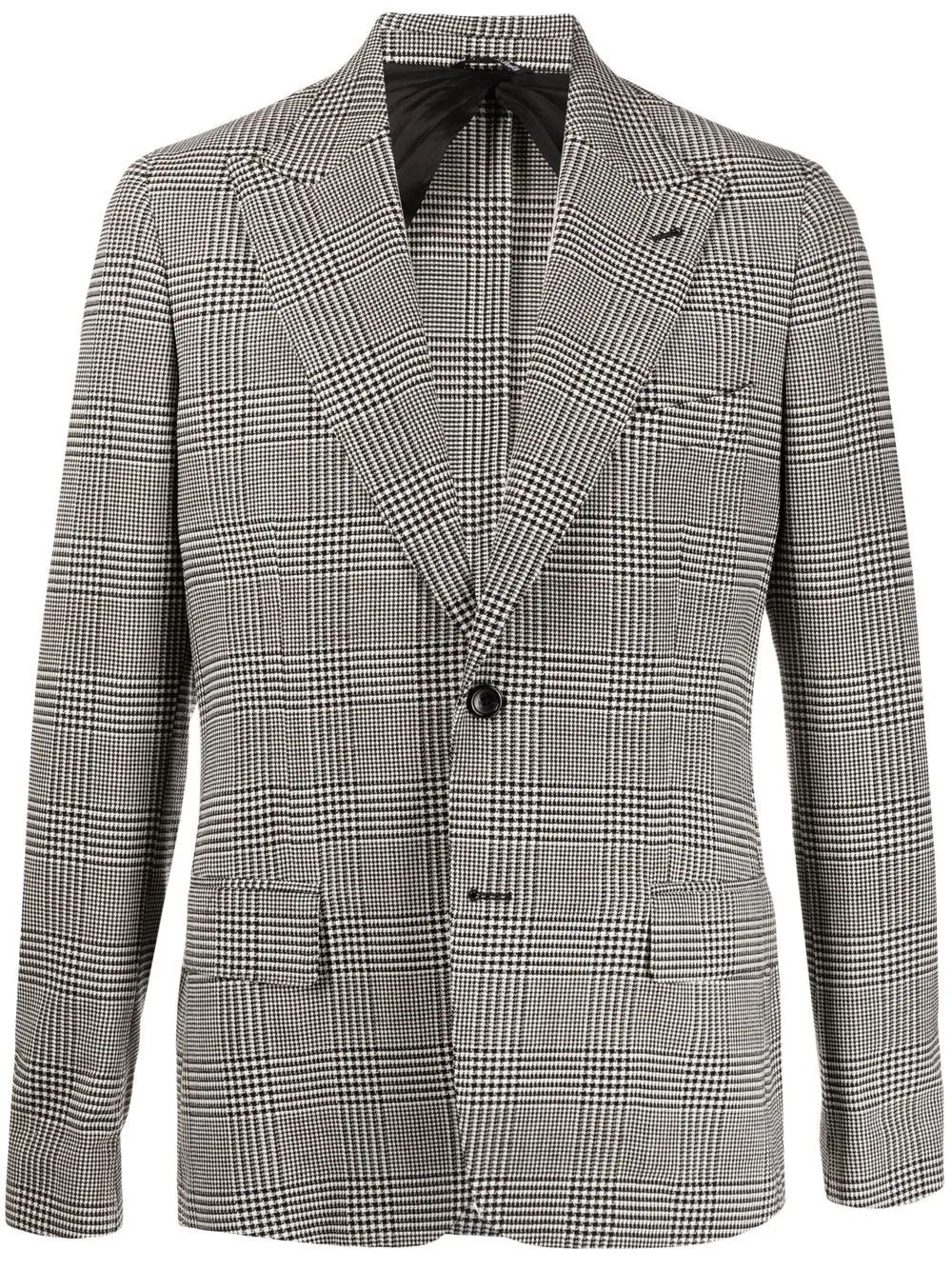 

Reveres 1949 blazer con botones y cuadros estampados - Gris