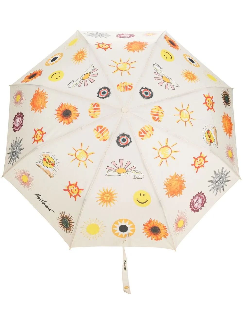 

Moschino graphic-print umbrella - Neutrals