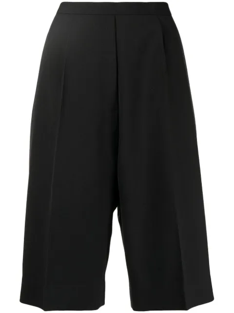 GIA STUDIOS pressed-crease two-pocket tailored shorts 
