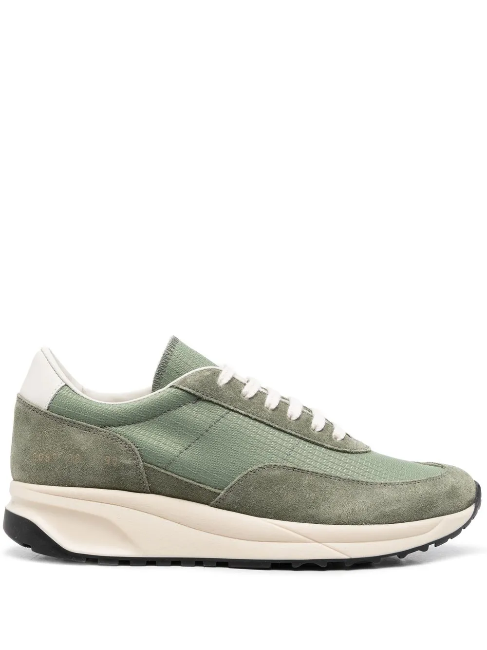 panelled low-top sneakers