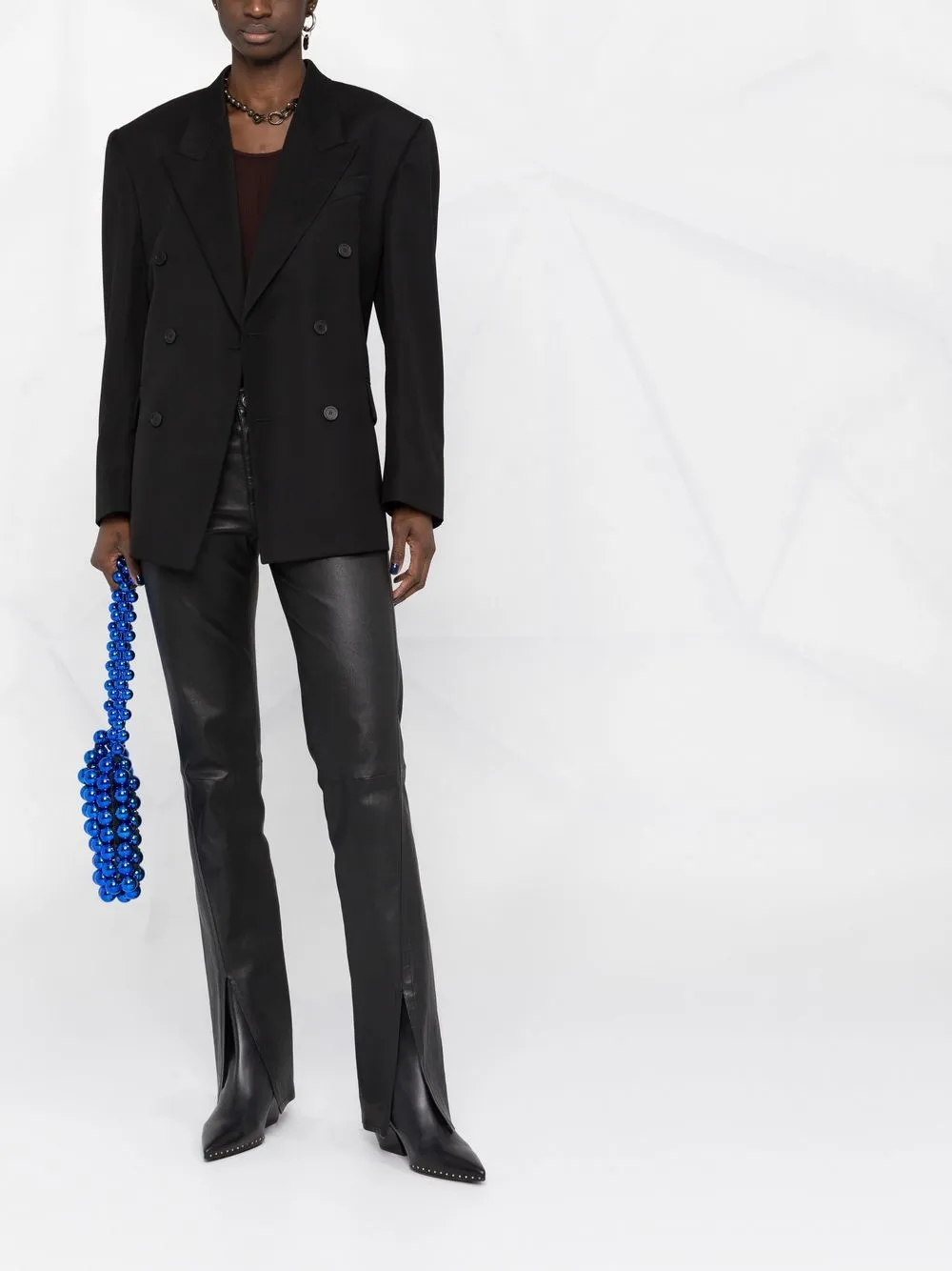 Balenciaga Shrunk DB Wool Blazer - Farfetch