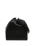 GIA STUDIOS drawstring-fastening faux-leather crossbody bag - Black
