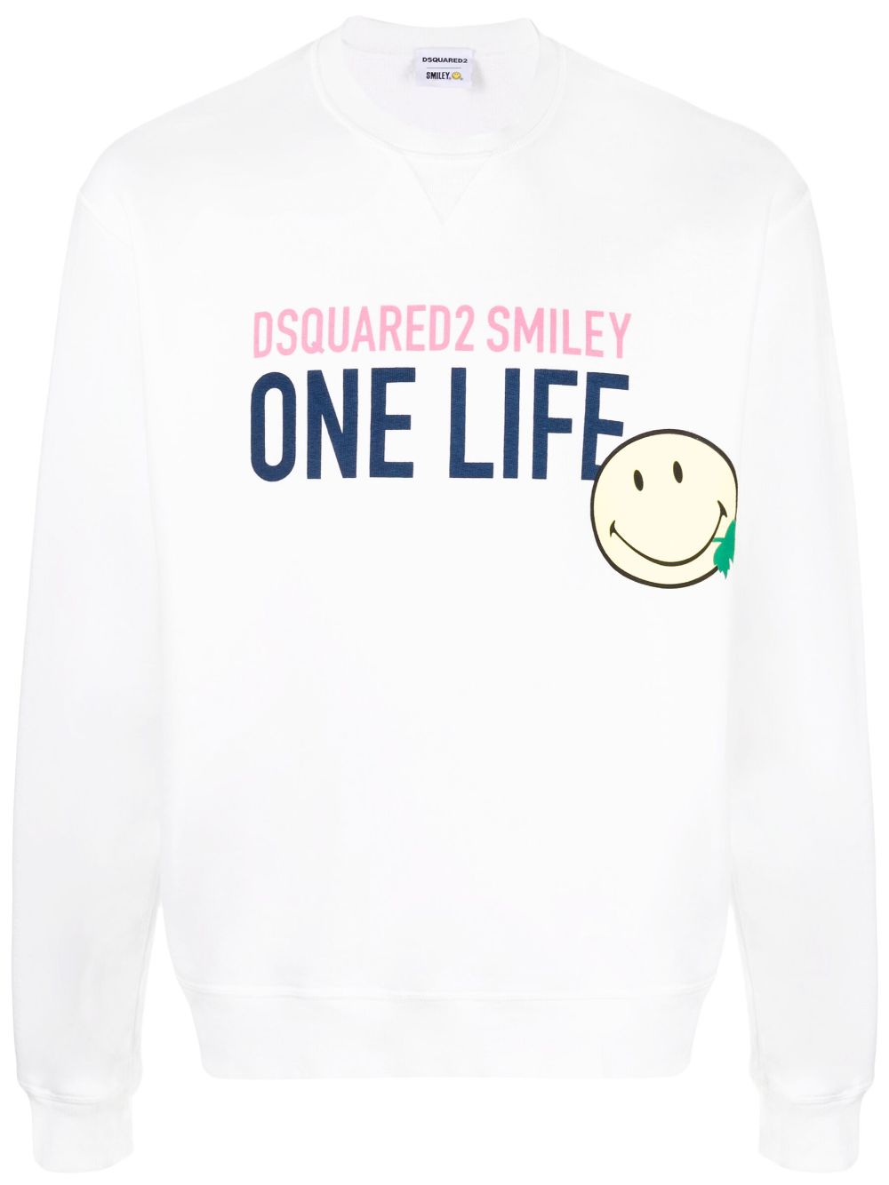 Affordable DSQUARED2 Smiley organic cotton sweatshirt Men