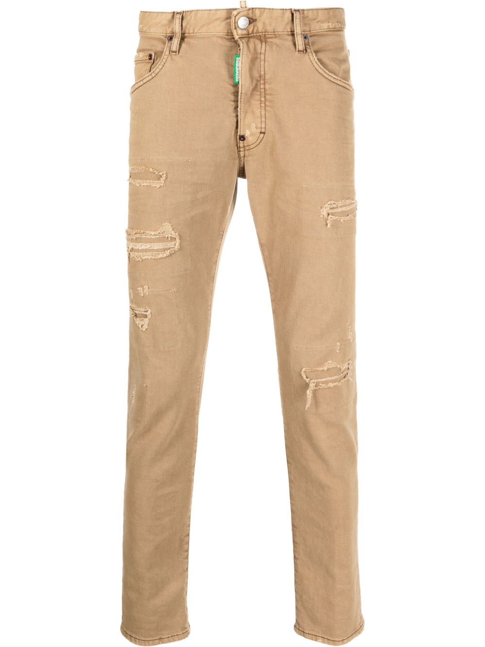 DSQUARED2 distressed straight-leg jeans Men