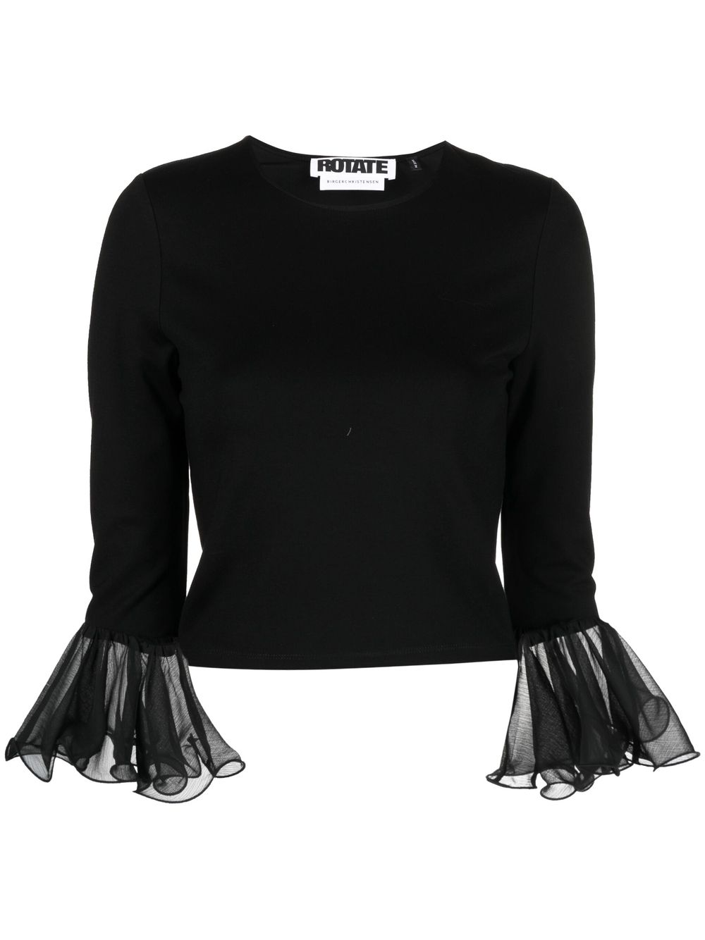 rotate-birger-christensen-ruffle-trim-crop-top-in-black-modesens