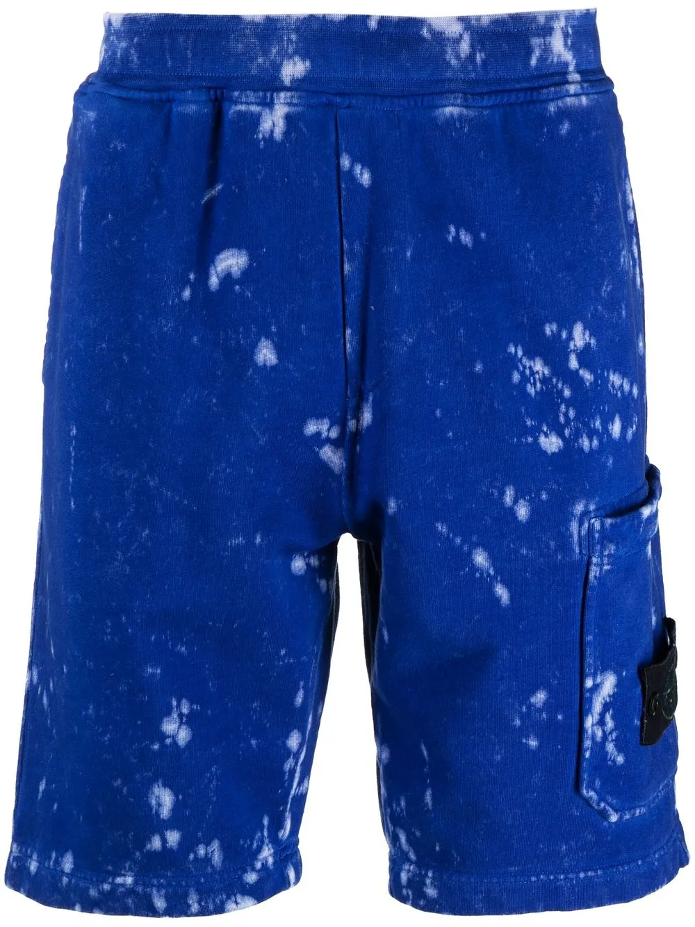 Stone Island Bleachwash Kneelength Shorts In Blau ModeSens