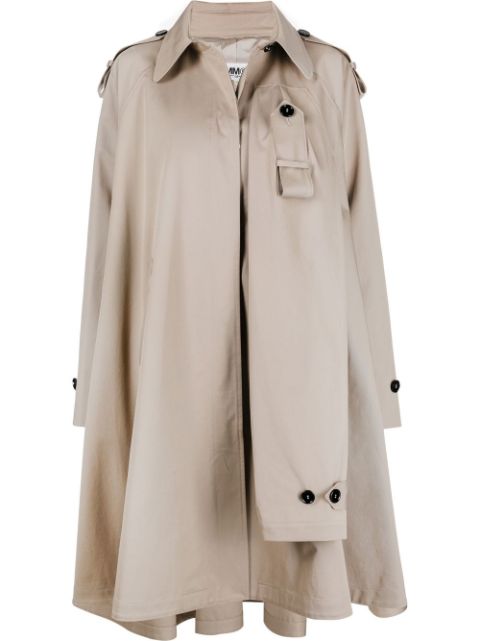 MM6 Maison Margiela sleeve-detail trench coat