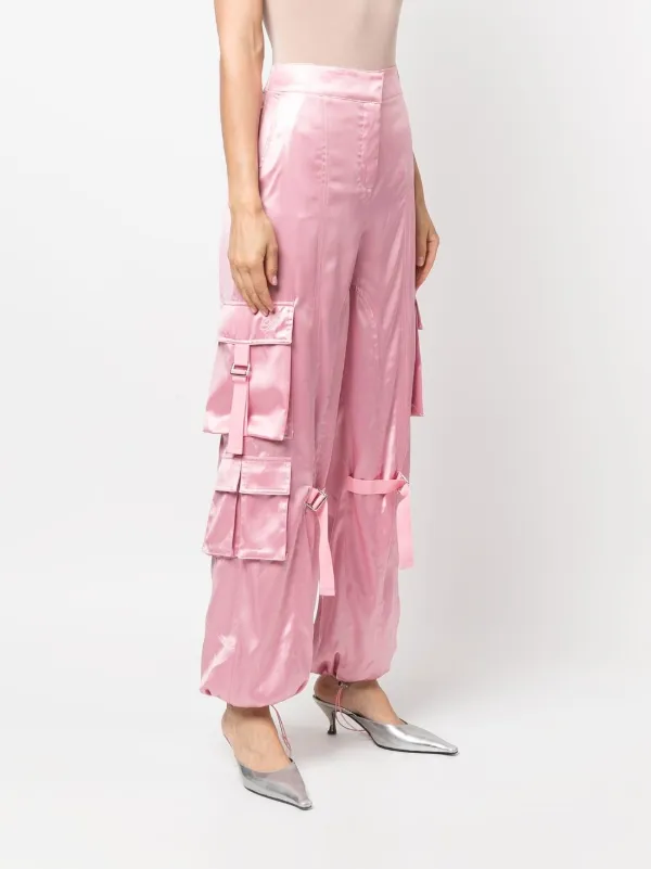 Blumarine high-waisted Satin Cargo 