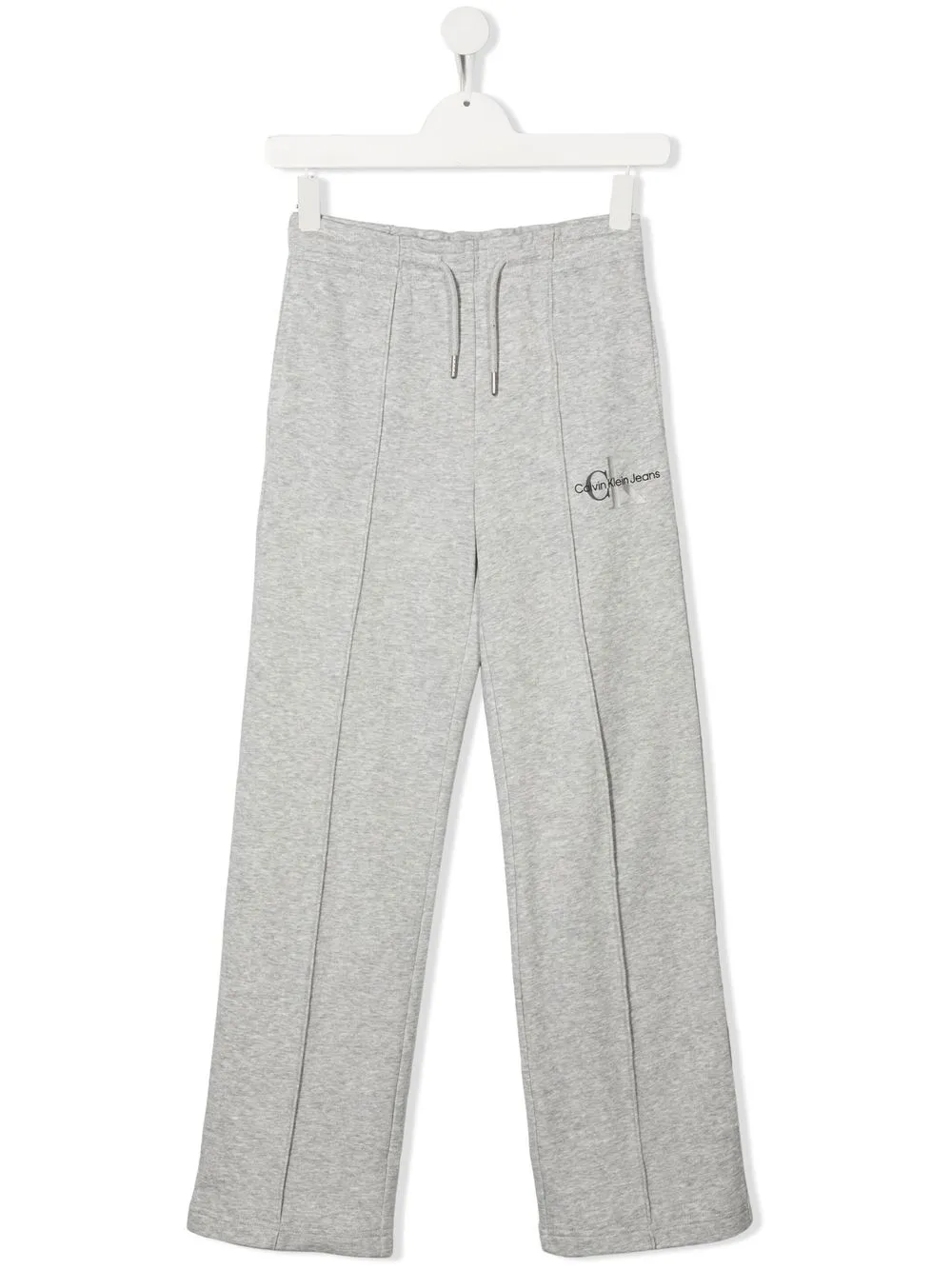 

Calvin Klein Kids pants con logo estampado - Gris