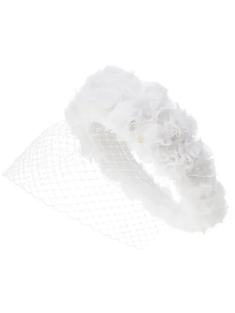 Maison Michel Constance tulle-detail tiara
