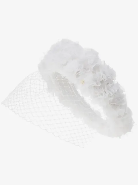 Maison Michel Constance tulle-detail tiara