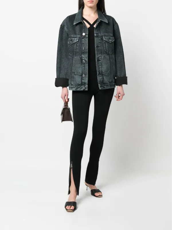 VTMNTS Stonewashed drop-shoulder Denim 