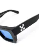 Off-White gafas de sol espejadas con montura cuadrada