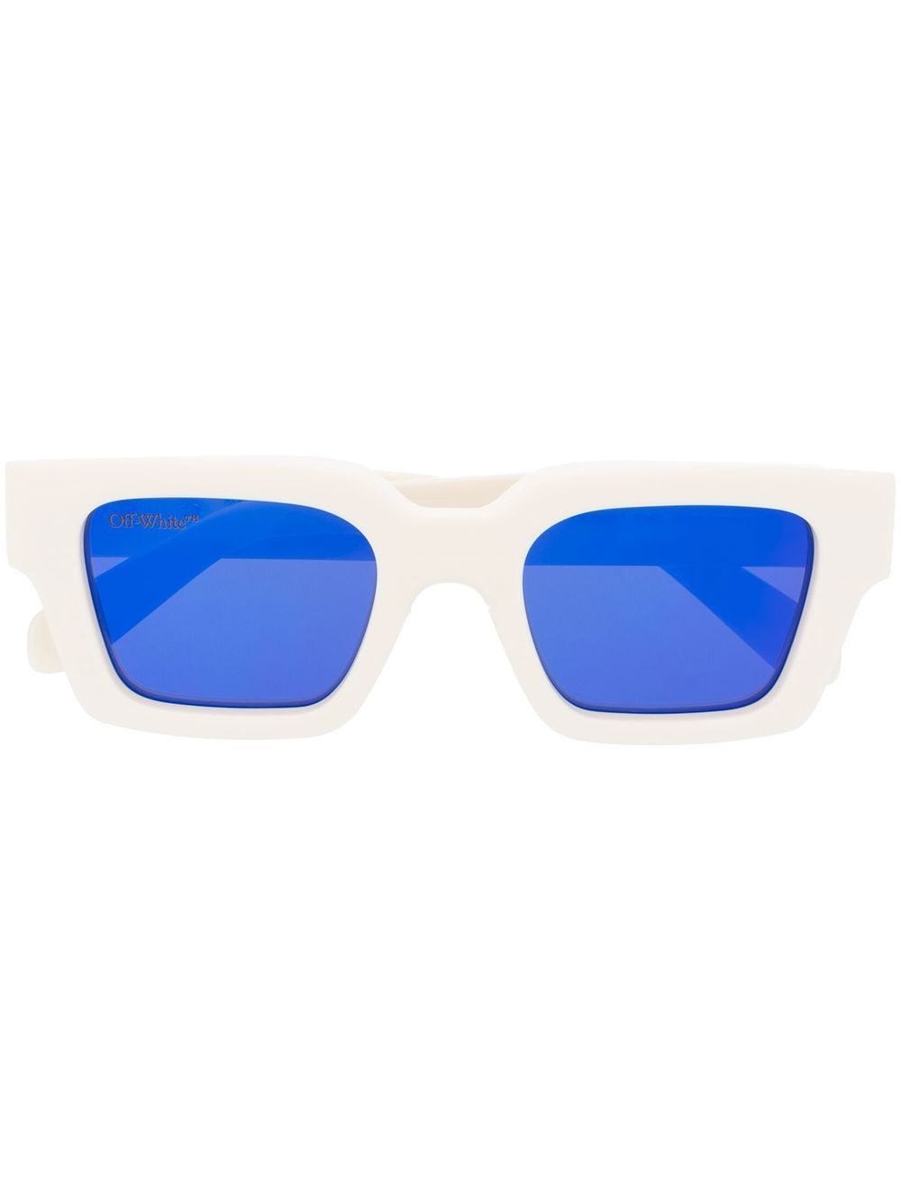 mirrored square-frame sunglasses