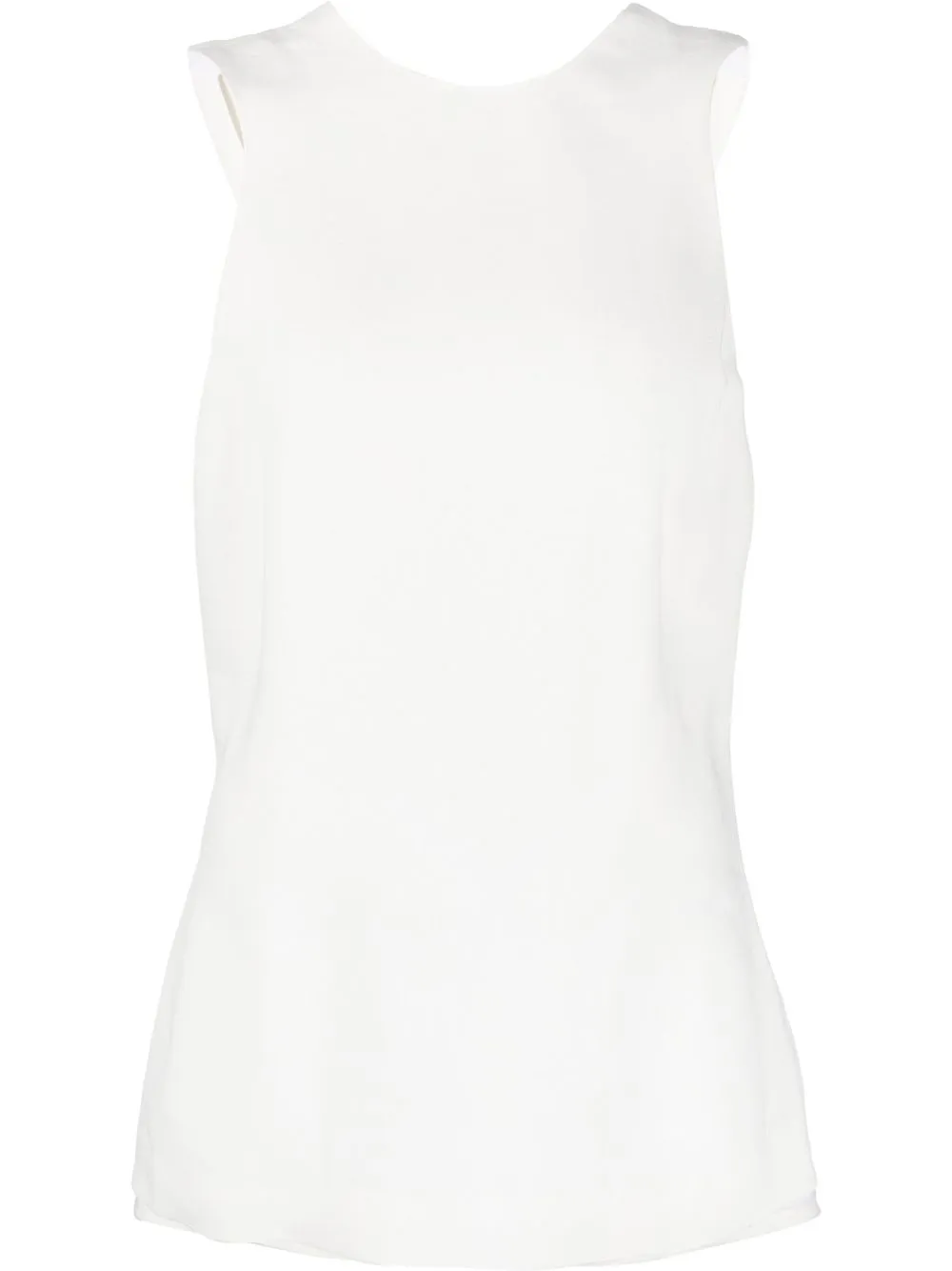 

KHAITE crossover straps top - White