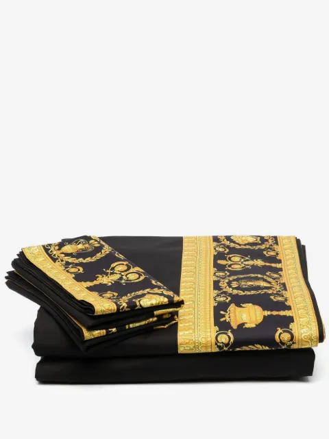 Versace طقم سرير 'I ♡ باروك كينغ/كالي'