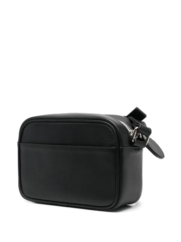Courreges★ロゴパッチ ショルダーバッグ Courrèges ロゴパッチ ショルダーバッグ | ブラック | FARFETCH JP