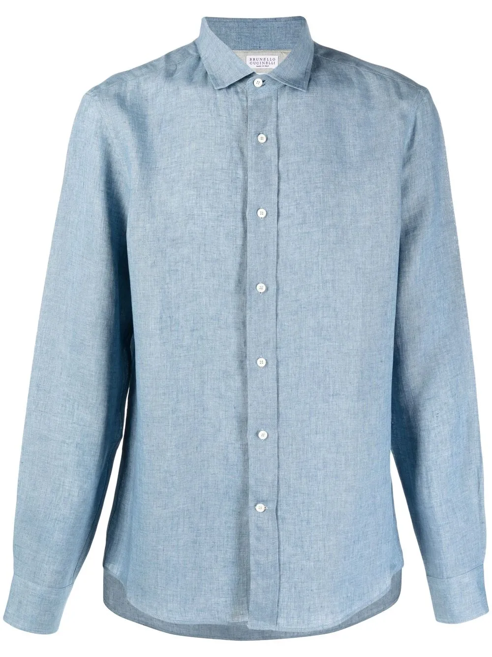 

Brunello Cucinelli camisa con botones - Azul