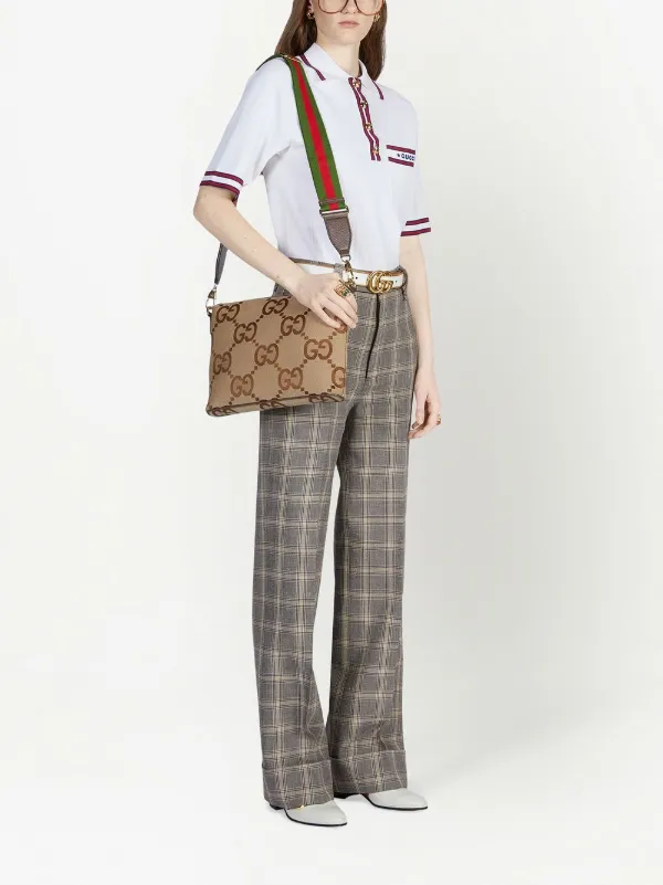 Gucci グッチ Jumbo GG メッセンジャーバッグ - Farfetch