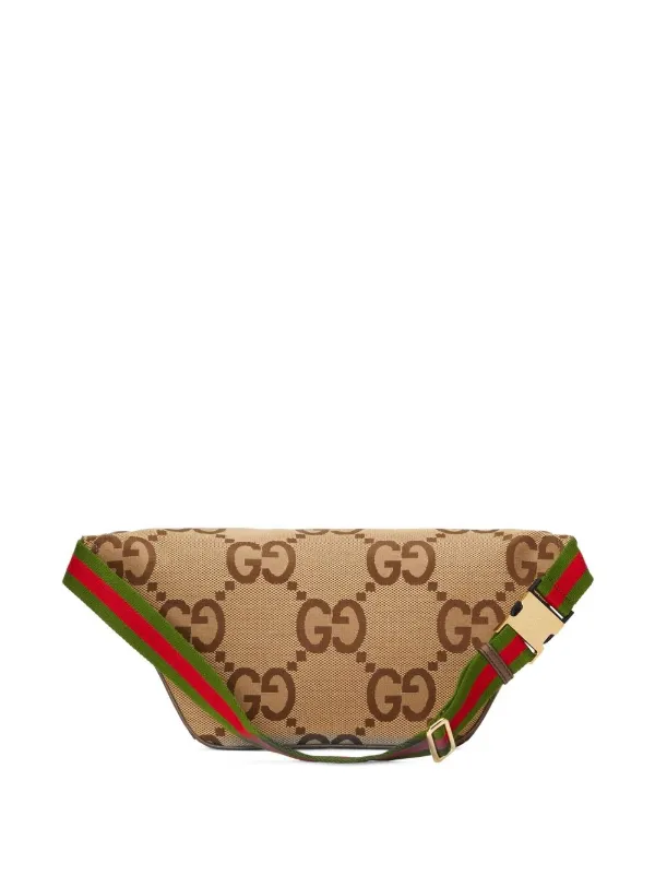 Gucci Messenger Bag Jumbo GG Beige Brown