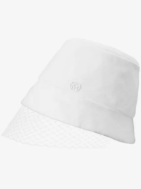 Maison Michel Souna veil bucket-hat