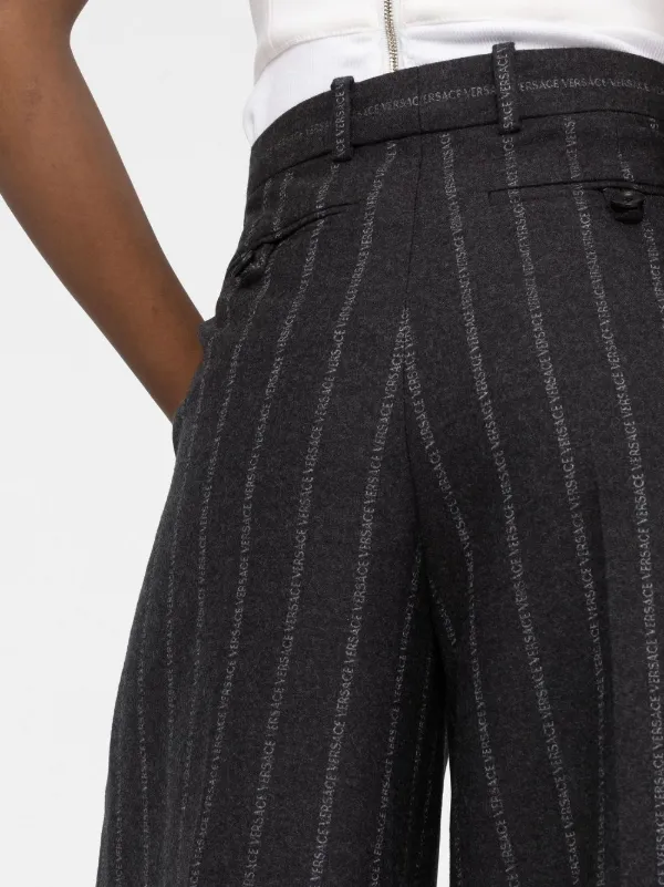 Buy online Grey Striped Wide Leg Trouser from bottom wear for Women by  Cottinfab for 759 at 55 off  2023 Limeroadcom